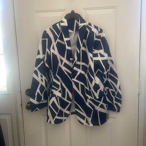Light Navy/White Light Blazer
